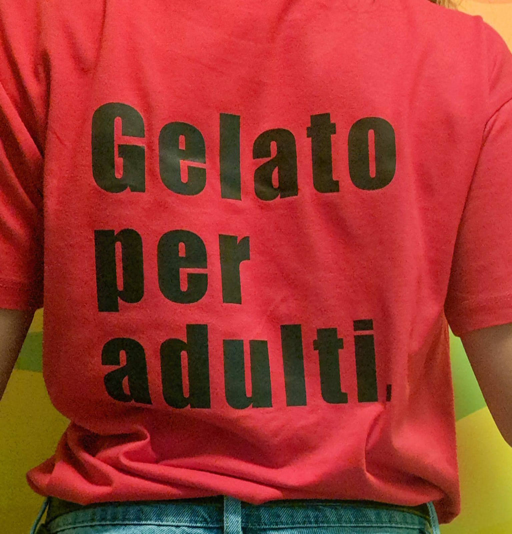 T-shirt MAnoRossa "Gelato per adulti"