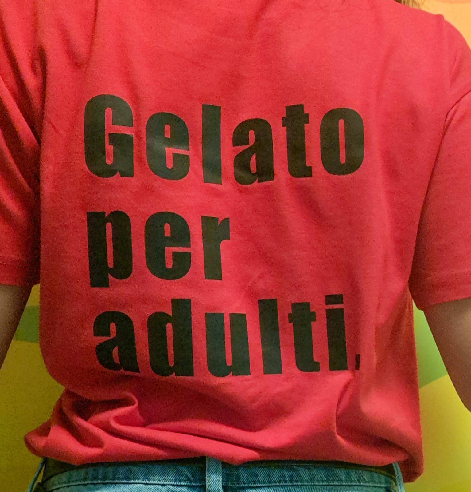 T-shirt MAnoRossa "Gelato per adulti"